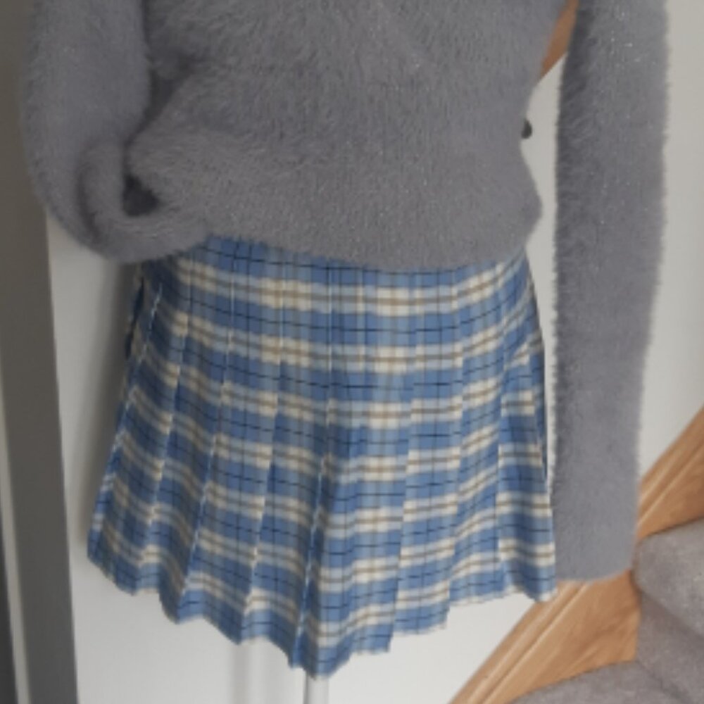 Pleated Mini skirt